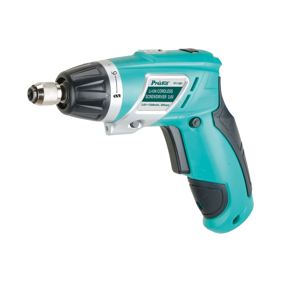 PROSKIT PT-1361F Cordless Screwdriver 3.6V (230V AC 50Hz)